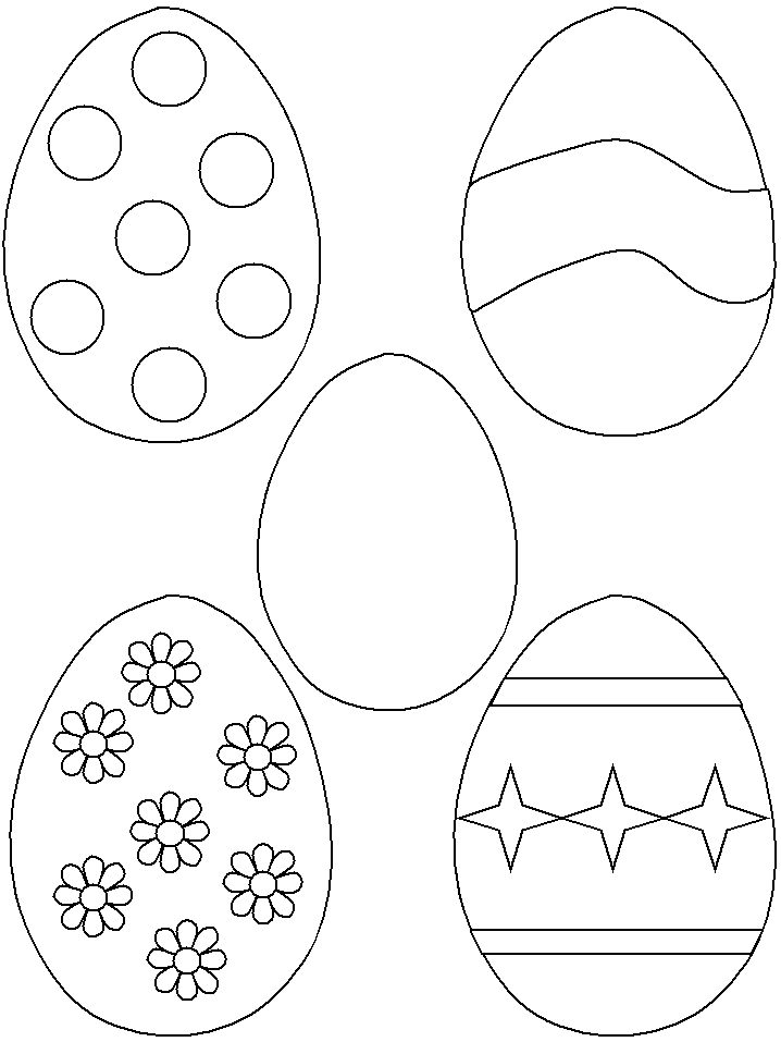 Easter Egg Cut Out 8